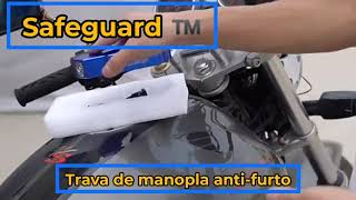 SafeGuard™ -Trava de manopla anti-furto