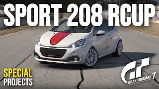 GT7 | Peugeot Sport 208 RCup Build Tutorial | Special Projects