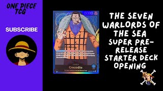 Opening a Blue Starter Deck from the One Piece TCG