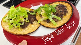 Mince beef Tacos. Made simple.#tacos #groundbeefrecipe