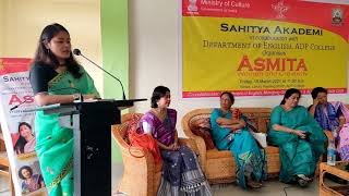 Sahitya Akademi's ASMITA, Dept of English, ADP College