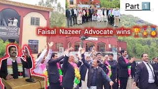 Faisal Nazeer Adv wins Seat of President Bar Association Kahuta on Appeal before Punjab Bar Council