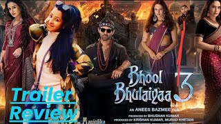 Bhool Bhulaiyaa3 Trailer Review|Kartik aaryan|Vidya Balan|Tripti Dimri| Viral | The Varsha Sharma