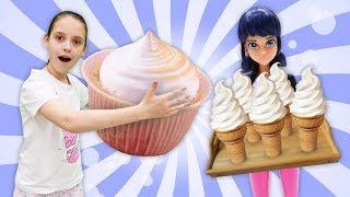 Открываем кафе с Маринетт. Игры  с Плей До для девочек и Леди Баг.