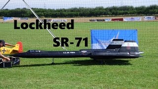 RC Lockheed SR-71 turbine Jet