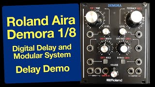 Roland Aira Demora - Digital Delay - Sound Demo