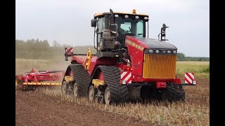 Versatile 610 DT cultivating with Vaderstad TopDown 600