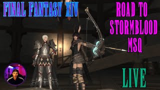 Final Fantasy 14 Road to Stormblood MSQ #4 With JEFFERSCRAFT - Live Edition [🔴]