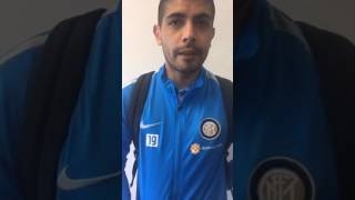 INTERVISTA BANEGA DOPO CAGLIARI-INTER 1-5 05/03/2017 MAN OF THE MATCH