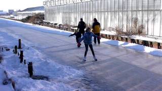 lekker schaatsen door Roelofarendsveen