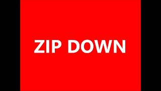 Cartoon Zip Down Sound Effect