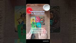 ‼️О чём хотят предупредить Высшие Силы 😇⚖️👹 #гаданиенакартах #tarot #судьба #чтождет #советтаро