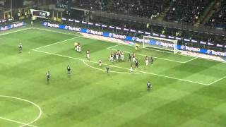 Inter - Milan 0-1 (14.11.2010) - Punizione Di Wesley Sneijder