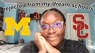 REJECTED FROM MY DREAM SCHOOLS (UMICH + USC) | LET'S CHAT LOL