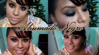 OJOS AHUMADOS EN NEGRO (tutorial)