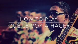 How To Play 'Qué Le Voy A Hacer' on Tres Cubano | Tresero Oliver Poll | GCE Tuning | Cuban Tres