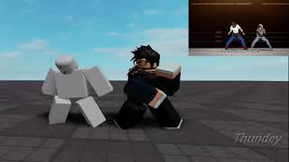 (Moon Animator) God of Highschool - Jin Mo-ri vs Park Il pyo Reanimated (ROBLOX)