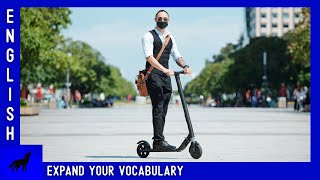 Electric Kick Scooter | English Vocabulary Lesson