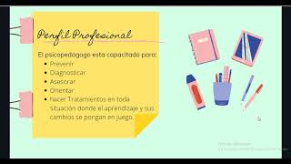 Como es el perfil profesional de un psicopedagogo