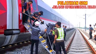 ALIH PENGETAHUAN..!! Pelatihan Tanggap Darurat SDM Operasional Kereta Cepat Jakarta Bandung