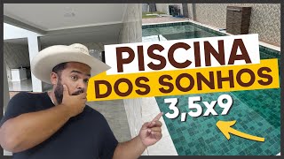 TOUR ÁREA DE LAZER com PISCINA DOS SONHOS - 351m2