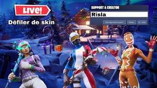 🔥LIVE FORTNITE  PP🔥  DEFILÉS DE SKIN SKIN À GAGNER #tendance #fortnite