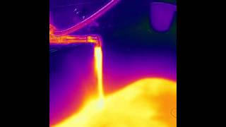 Using FLIR ONE to video bathtub being filled with hot water