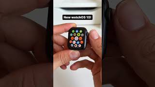 New watch OS 10 update