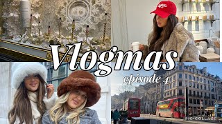 VLOGMAS EP 4| LONDON AT CHRISTMAS, FORTNUM & MASON, SHOOT DAYS, VINTAGE SHOPPING