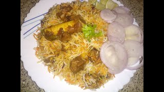 Mutton Dum Biryani Recipe In Telugu | Hyderabad Special Mutton Dum Biryani