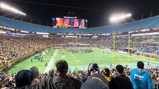 WVU fans singing Country Roads at the Duke’s Mayo Bowl