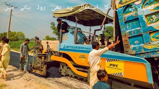 Amazing Road Construction Machines in Village | Making New Road Construction | Using Cooking Oil PTR