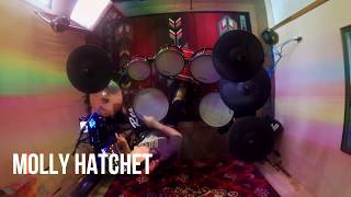 FLIRTIN' WITH DISASTER - MOLLY HATCHET - ALESIS STRIKE PRO SE DRUMS