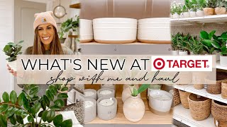 WHAT'S NEW AT TARGET 2022 | new spring home decor, organization bins, & faux plants