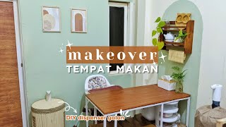 MAKEOVER TEMPAT MAKAN || dining room decor