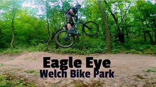 Finally hit Eagle Eye's upper jumps — Welch Bike Park