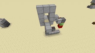 Easy redstone sand door