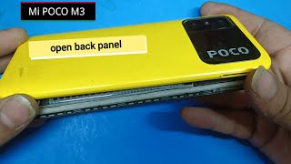 Mi Poco M3 open back panel