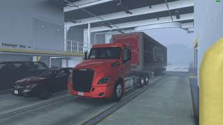 American Truck Simulator | Port Angeles - Omak | Snow Blizzard Driving