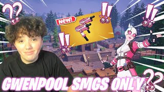 🍩LIVE Fortnite MARVEL GWENPOOL MYTHIC DUAL SMGS ONLY CHALLENGE