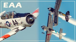 La increíble cantidad de aviones que participaron en los 40º aniversario anual en vuelo de la #eaa