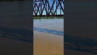 Flight over the Ohio River