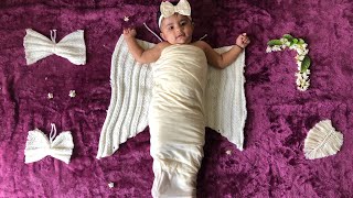 latest baby photoshoot ideas at home||diy #shorts