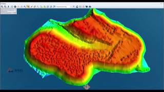 Tut7: Calculate Pile Volume & Volumes Between Surfaces Using #Global_Mapper (subtitles CC: English)