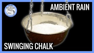 Swinging Chalk Bowl With Ambient Rain Sound (ASMR) Relaxing Sleep Technique