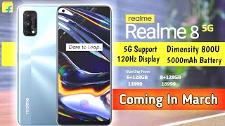 Realme 8 5G - India Launch Date conform,Full Details Specification,Price in India 14999/-💥realme 5G.