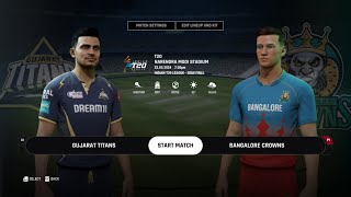 QUALIFIER 2 RCB VS GT | ROAD TO FINAL | EE SALA CUP NAMDE IN CRICKET24| #live #cricket #viral