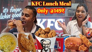 KFC Lunch Meal Combos @149 | Rice bowl , Fried Chicken, Crispy Chicken | Budget Friendly | Viral