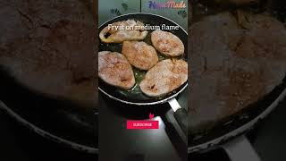 Fried Kingfish | Isvanachi Posta | Surmai fish Fry #shorts