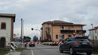 Level crossing #36 - Campagnalupia - Via Piave (Casello 8) #railroadcrossing #railway